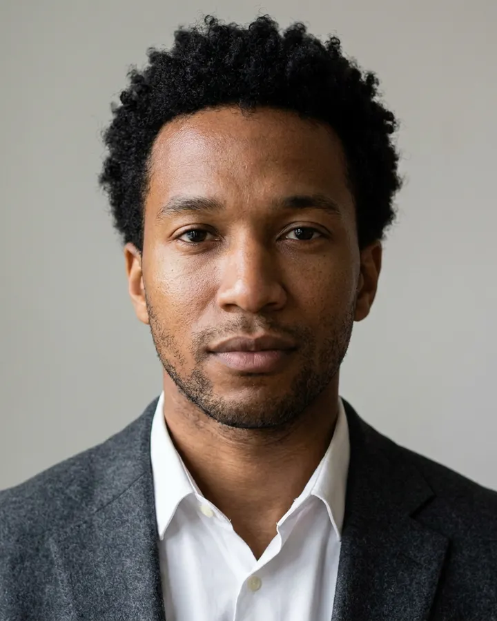 Example frame from the "Professional headshot" AI trend